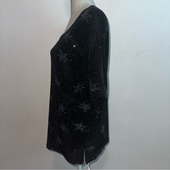 Vtg 90s Sparkling Shooting Star Shirt - Picture 4 of 7